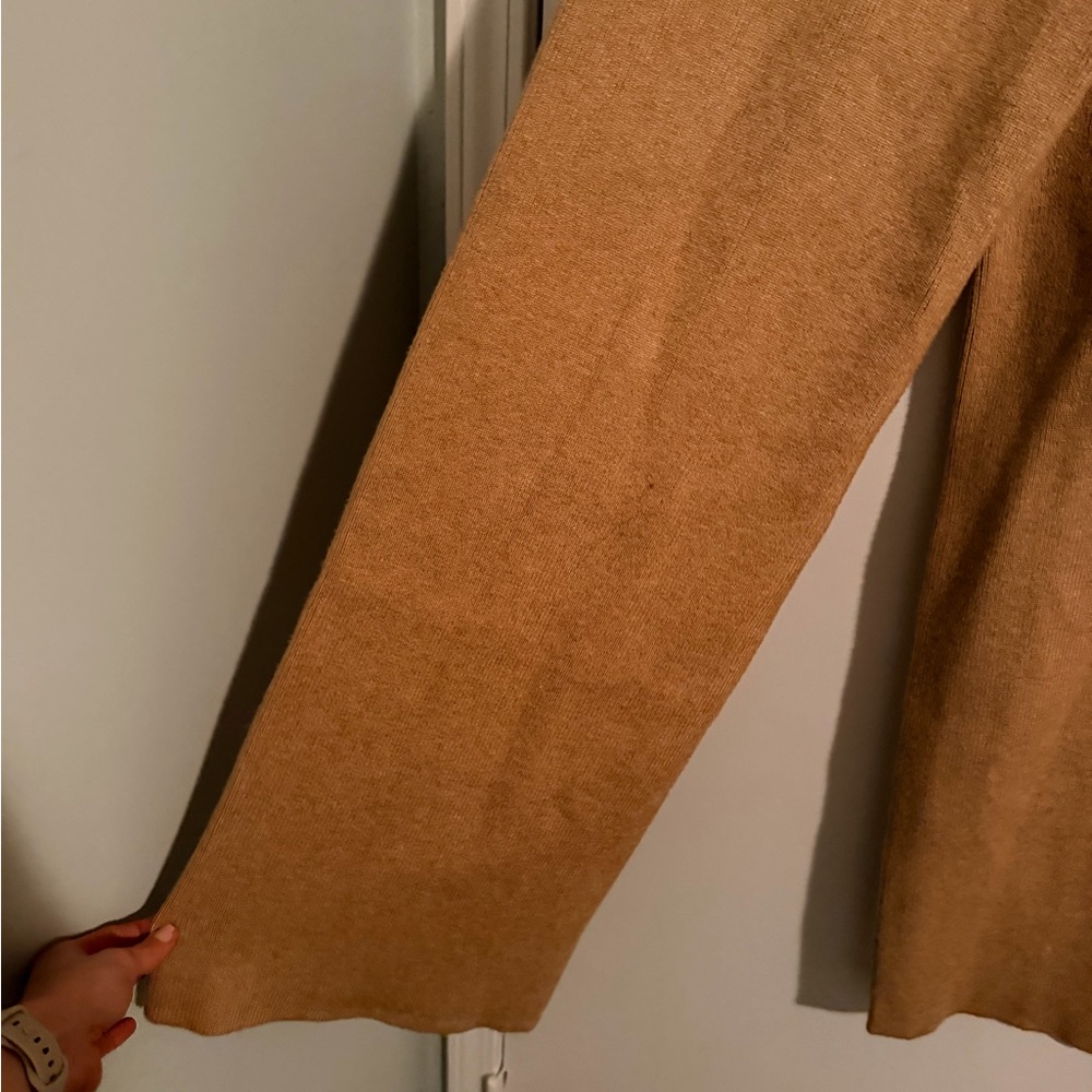 English Factory Camel Wide-Leg Pants - Picture 8 of 13
